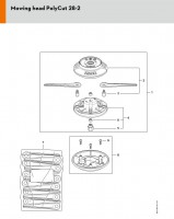 Stihl Mowinghead Polycut 28-2 Spare Parts